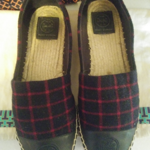 Tory Burch plaid Espadrilles (Authentic) - Picture 4 of 8